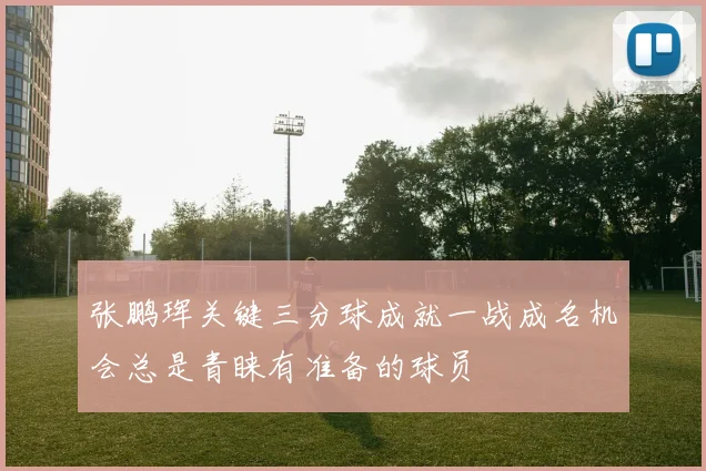 张鹏珲关键三分球成就一战成名机会总是青睐有准备的球员